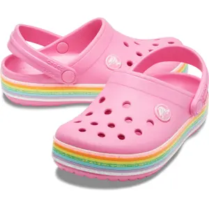 Crocs enfant crocband rainbow glitter clog image-1