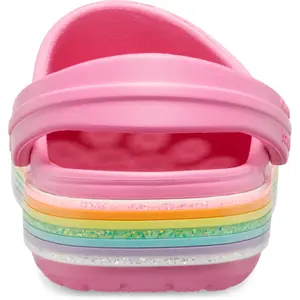 Crocs enfant crocband rainbow glitter clog image-5