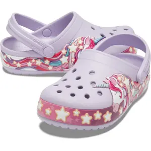 Crocs enfant FunLab unicorn band clog image-1