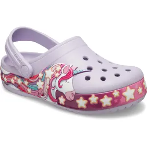 Crocs enfant FunLab unicorn band clog image-4