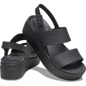 Women's wedge sandals Crocs brooklyn low wedge image-1