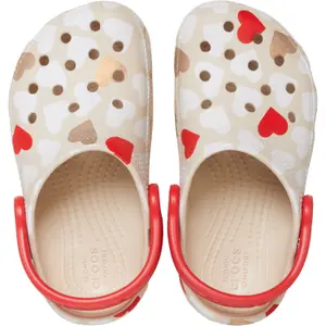 Printed baby clogs Crocs Classic Heart image-2