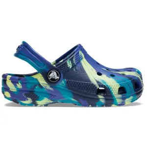 Tamancos de bebé Crocs Classic Marbled T image-0