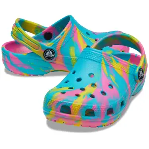 Marbled clogs classic baby Crocs T image-2