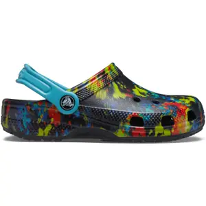 Klassischer grafischer Sabot Kind Crocs Tiedye image-0