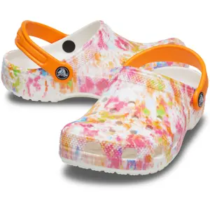Klassischer grafischer Sabot Kind Crocs Tiedye image-2