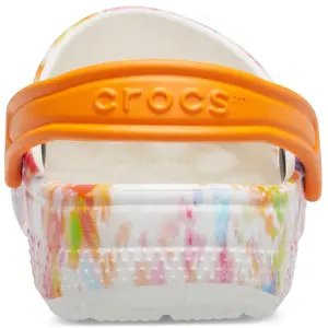 Klassischer grafischer Sabot Kind Crocs Tiedye image-3