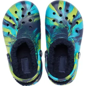 Crocs enfant Classic Lined Marbled Clog image-2