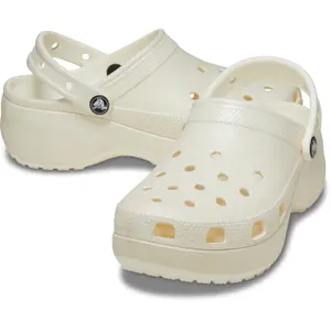 Tamancos para mulheres Crocs Classic Platform Glitter image-5