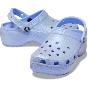 Tamancos para mulheres Crocs Classic Platform Glitter image-5