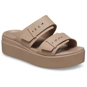 Sandales femme Crocs Brooklyn Buckle LowWdg Lte image-1