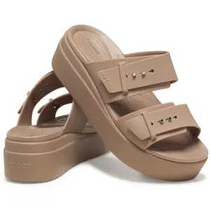Sandales femme Crocs Brooklyn Buckle LowWdg Lte image-2