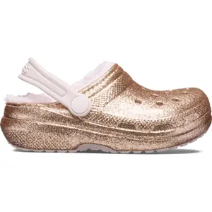 Zuecos de bebé Crocs Classic Lined Glitter image-0