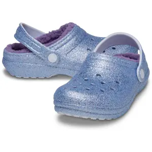 Sequined baby clogs Crocs Classic Lined image-2