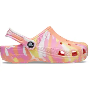 Child classic clog Crocs marbled image-0