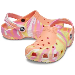 Child classic clog Crocs marbled image-1
