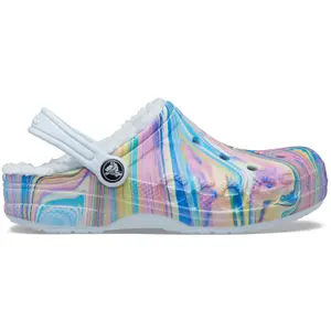 Clogs lined printed child Crocs Baya image-0