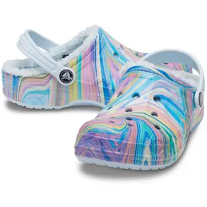 Clogs lined printed child Crocs Baya image-2