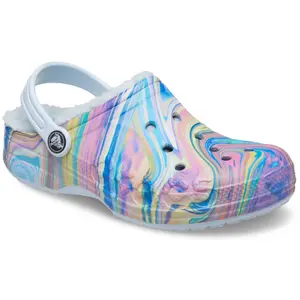 Clogs lined printed child Crocs Baya image-1