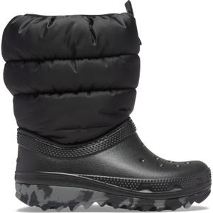 207684-001-botas-para-criancas-crocs-classic-neo-puff-preto