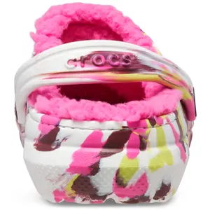 Baby clogs Crocs Classic Lined Marbled image-4