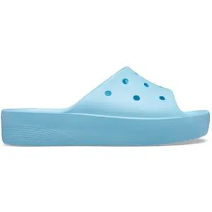 Girls' platform flip-flops Crocs Classic image-0
