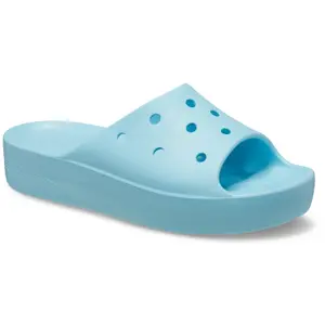 Girls' platform flip-flops Crocs Classic image-1