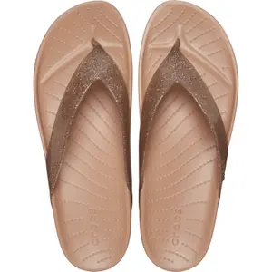 Girl's glitter flip-flops Crocs Splash image-3