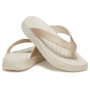 Girl's flip-flops Crocs Getaway Glitter Flip image-5