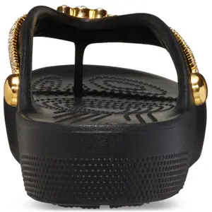 Classic flip-flops for girls Crocs Platform Tiara Flip image-5