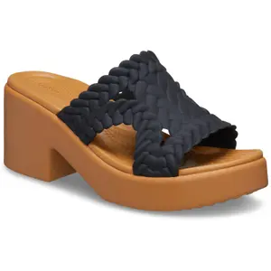 Sandalias de tacón mujer Crocs Brooklyn Woven image-4