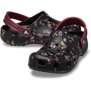 Tamancos para crianças Crocs Classic Floral Clog image-5
