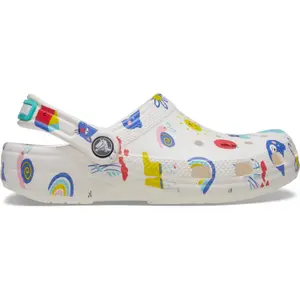 Classic children's clogs Crocs Doodle Print image-0