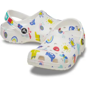 Classic children's clogs Crocs Doodle Print image-5