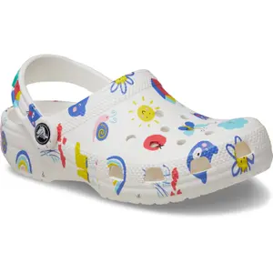 Classic children's clogs Crocs Doodle Print image-1