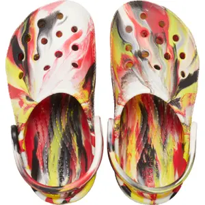 Classic baby clogs Crocs Glow Marbled T image-3