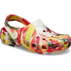 Classic baby clogs Crocs Glow Marbled T image-1