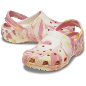 Classic baby clogs Crocs Glow Marbled T image-5