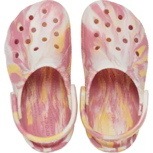 Classic baby clogs Crocs Glow Marbled T image-3