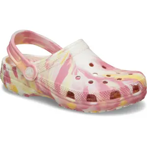 Classic baby clogs Crocs Glow Marbled T image-1