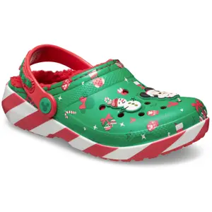 Baby clogs with lining Crocs Mickey Xmas T image-4