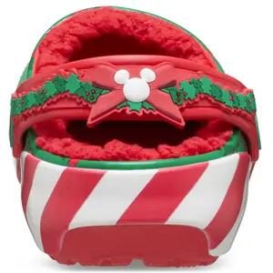 Baby clogs with lining Crocs Mickey Xmas T image-5
