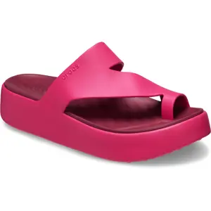 Tongs compensées femme Crocs Getaway Platform Toe Loop image-1