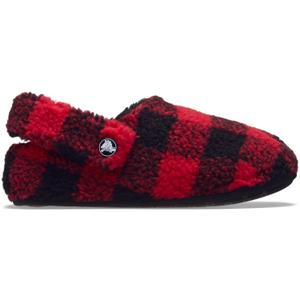 210941-6wg-babyslofjes-crocs-classic-buff-check-cozzzy-varsity-red-black