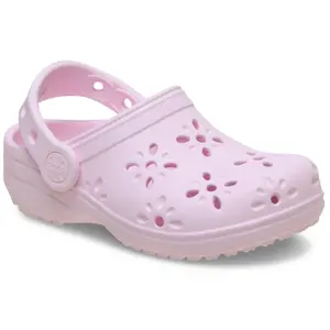Baby klompen Crocs Classic Floral Cut Out T image-1
