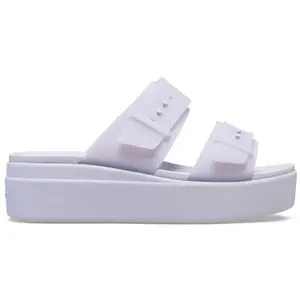 Mules compensées fille Crocs Brooklyn Frosted Low image-0