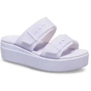Mules compensées fille Crocs Brooklyn Frosted Low image-1