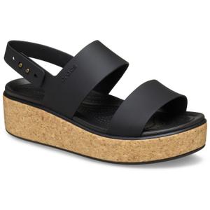 Wedge sandals for girls Crocs Brooklyn Cork Low Wedge image-4