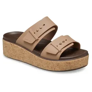Mules compensées femme Crocs Brooklyn Cork image-1