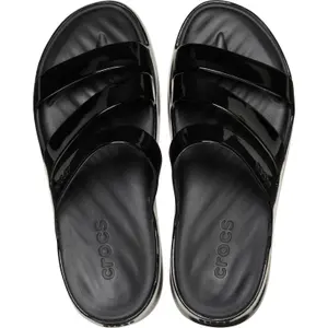 Girl's slides Crocs Getaway Patent Strappy image-2